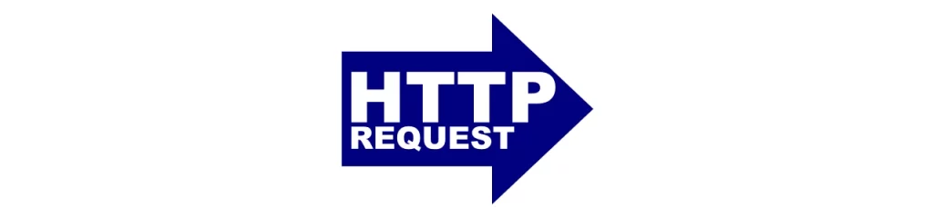 Freccia etichettata con 'HTTP REQUEST', rappresentando l'invio di una richiesta HTTP standard utilizzata nelle API REST.