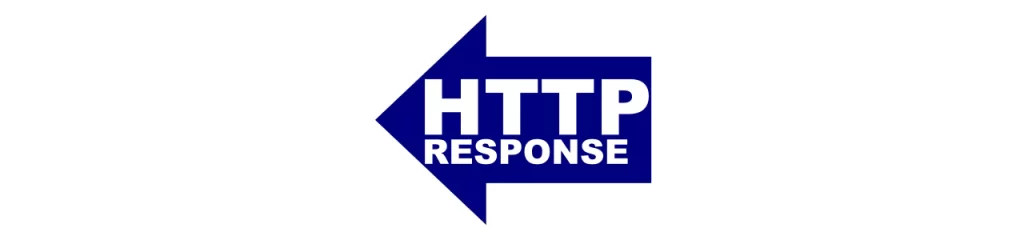 Freccia etichettata con 'HTTP RESPONSE', rappresentando la risposta HTTP standard fornita da un server in un'API REST.
